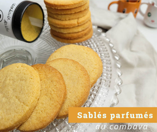 Sablés parfumés au combava