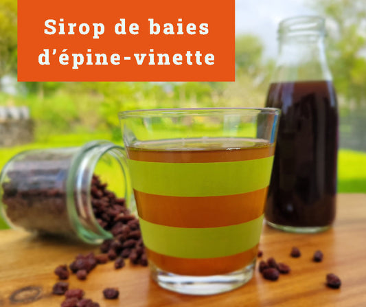 Sirop de baies d'épine-vinette