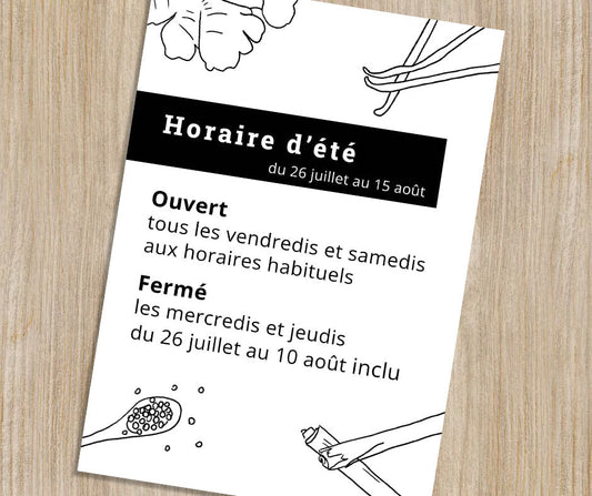 Horaire d'été