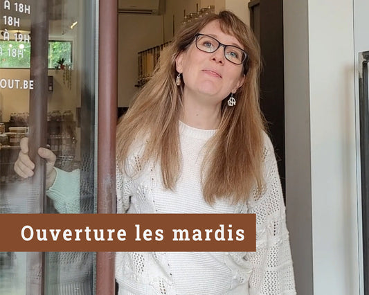 Nouvel horaire : ouverture le MARDI !