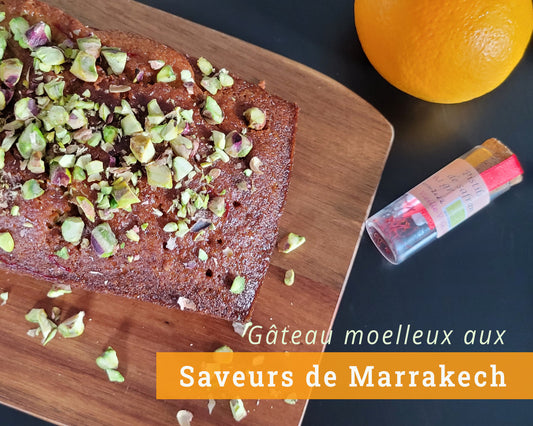 Gâteau au safran et à la fleur d'oranger