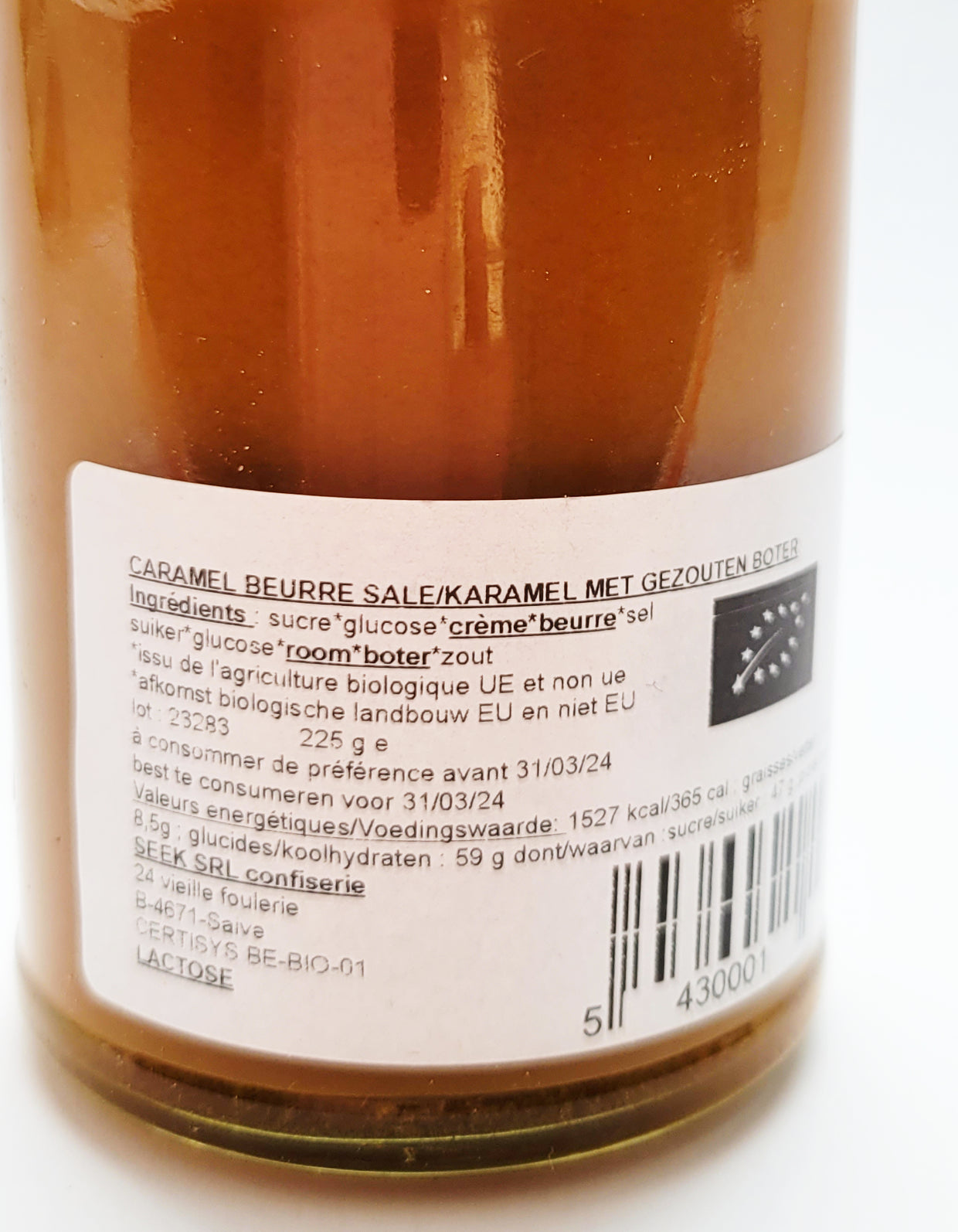 Caramel Beurre Salé | 225g | Bio