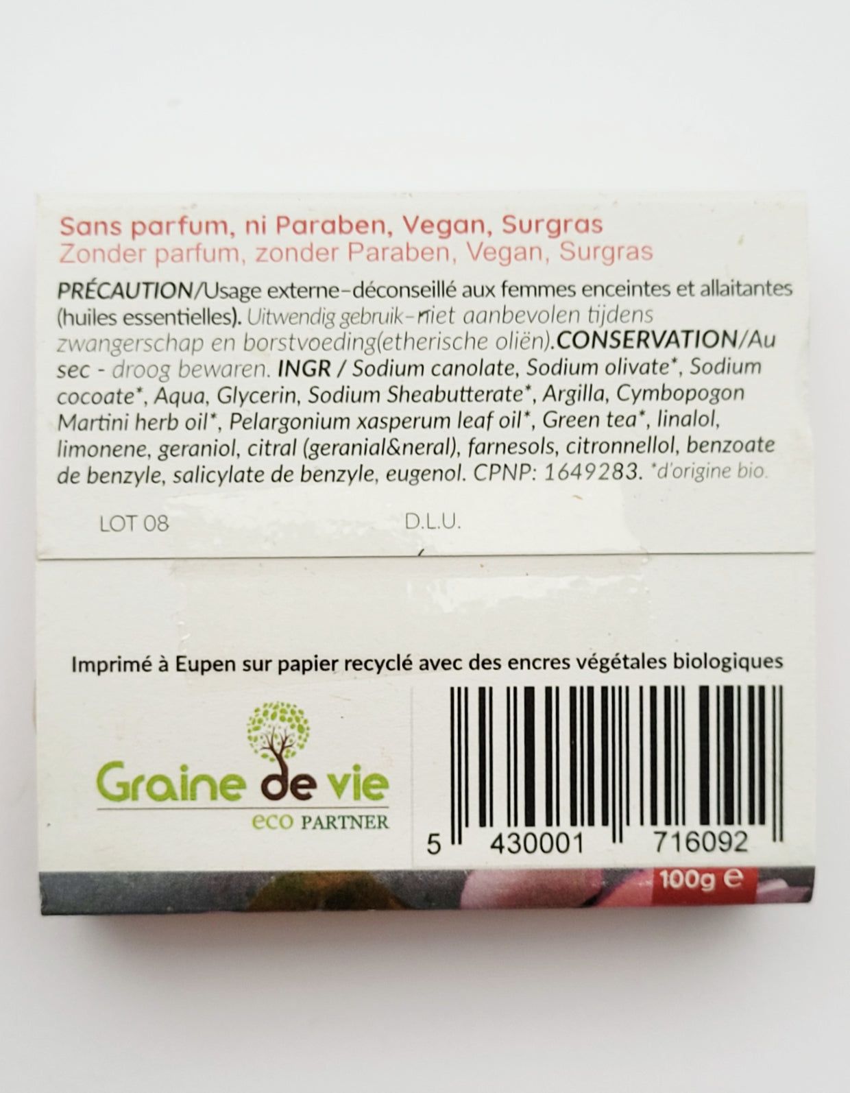 Savon | Géranium Rosat | 100g