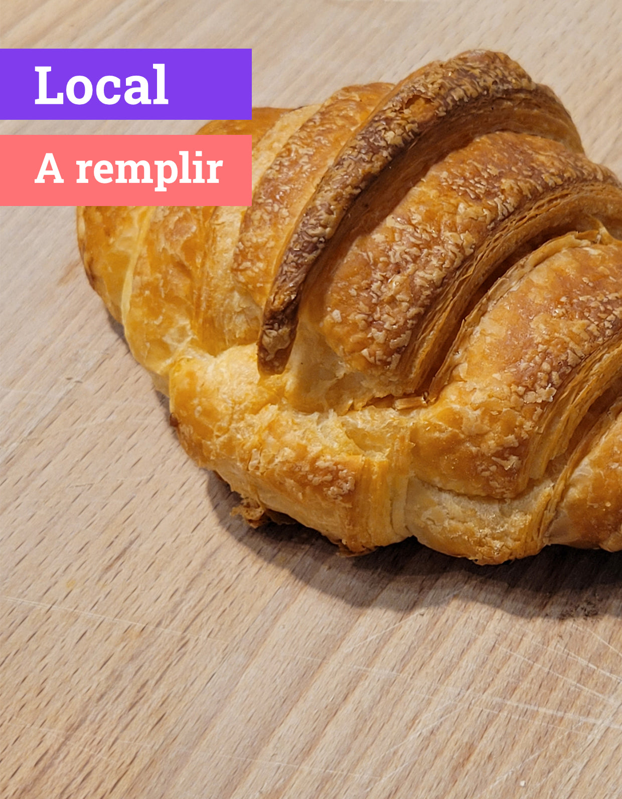 Croissant nature