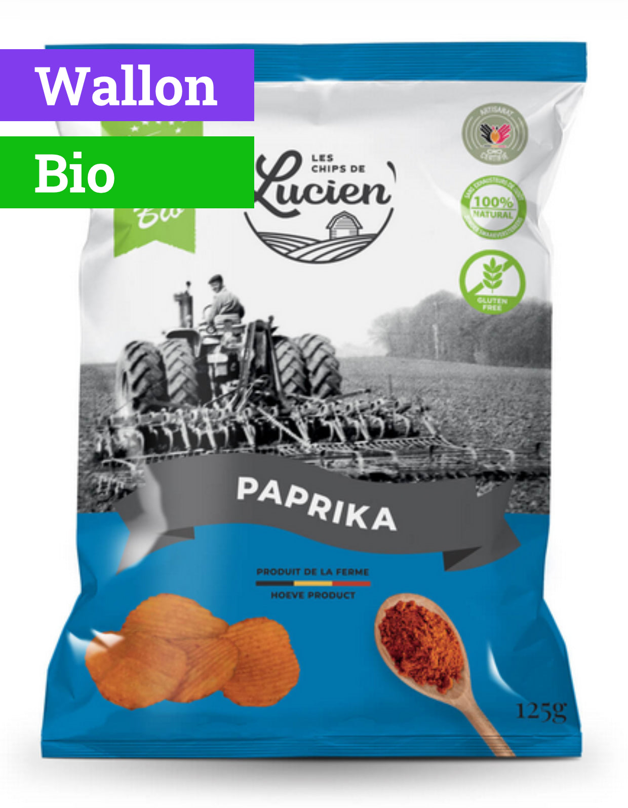Chips | Paprika | 125g | Bio