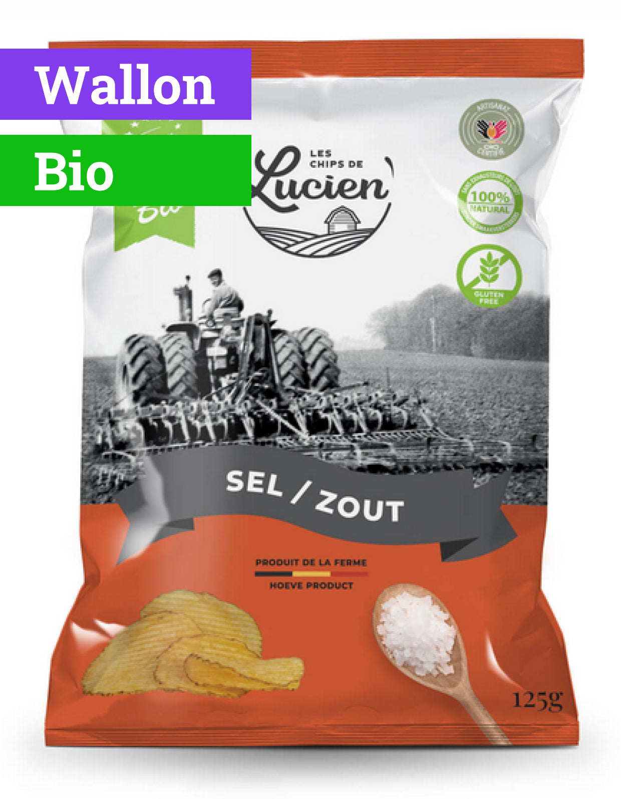 Chips | Sel | 125g | Bio