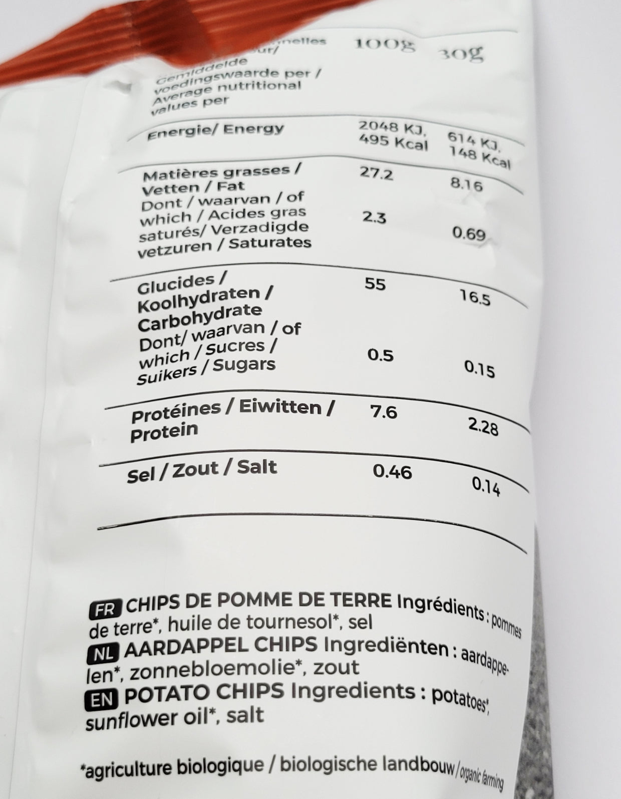 Chips | Sel | 125g | Bio