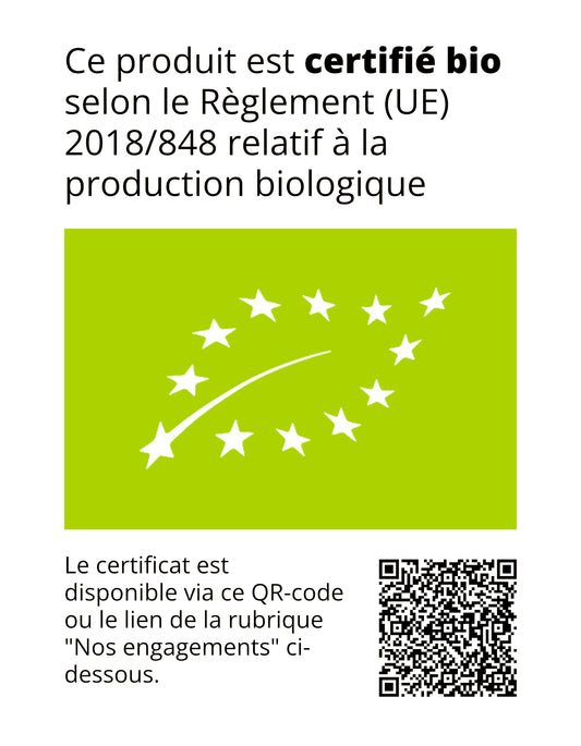 Yaourt nature | Ferme d'Hamawé | 125ml | Bio