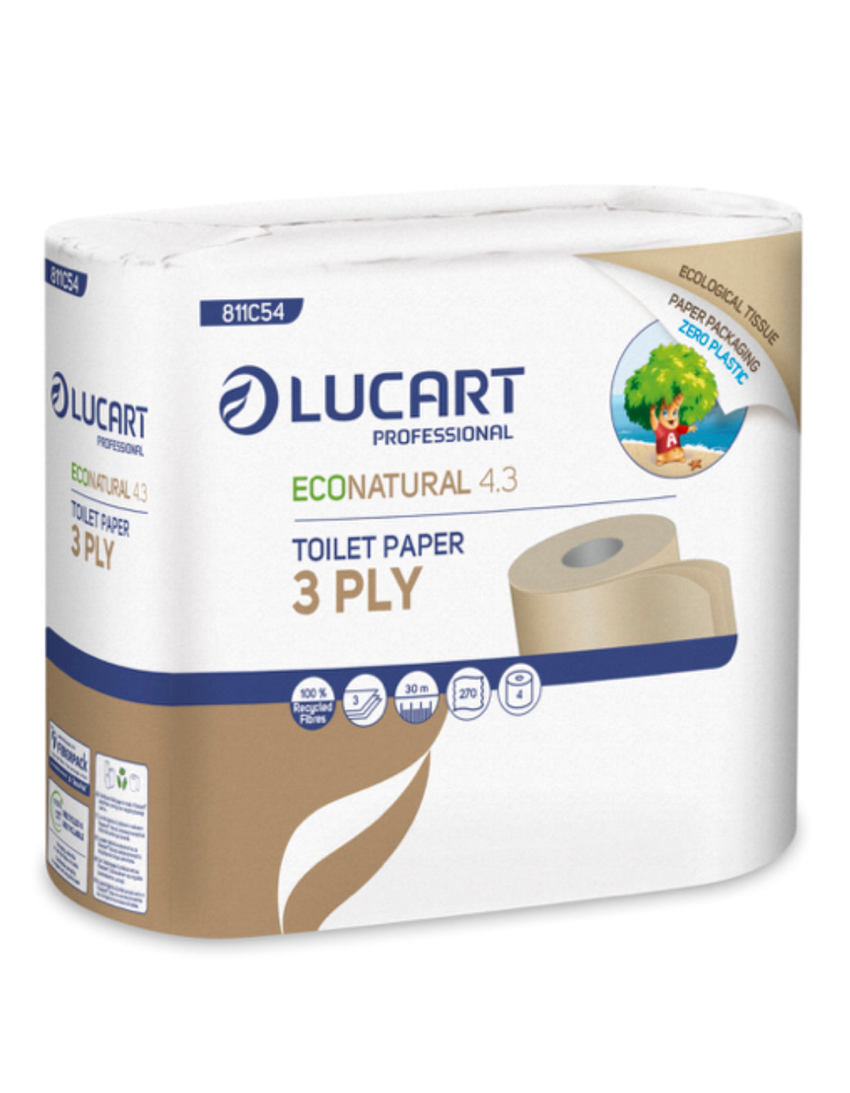 Papier Toilette | 4 pces