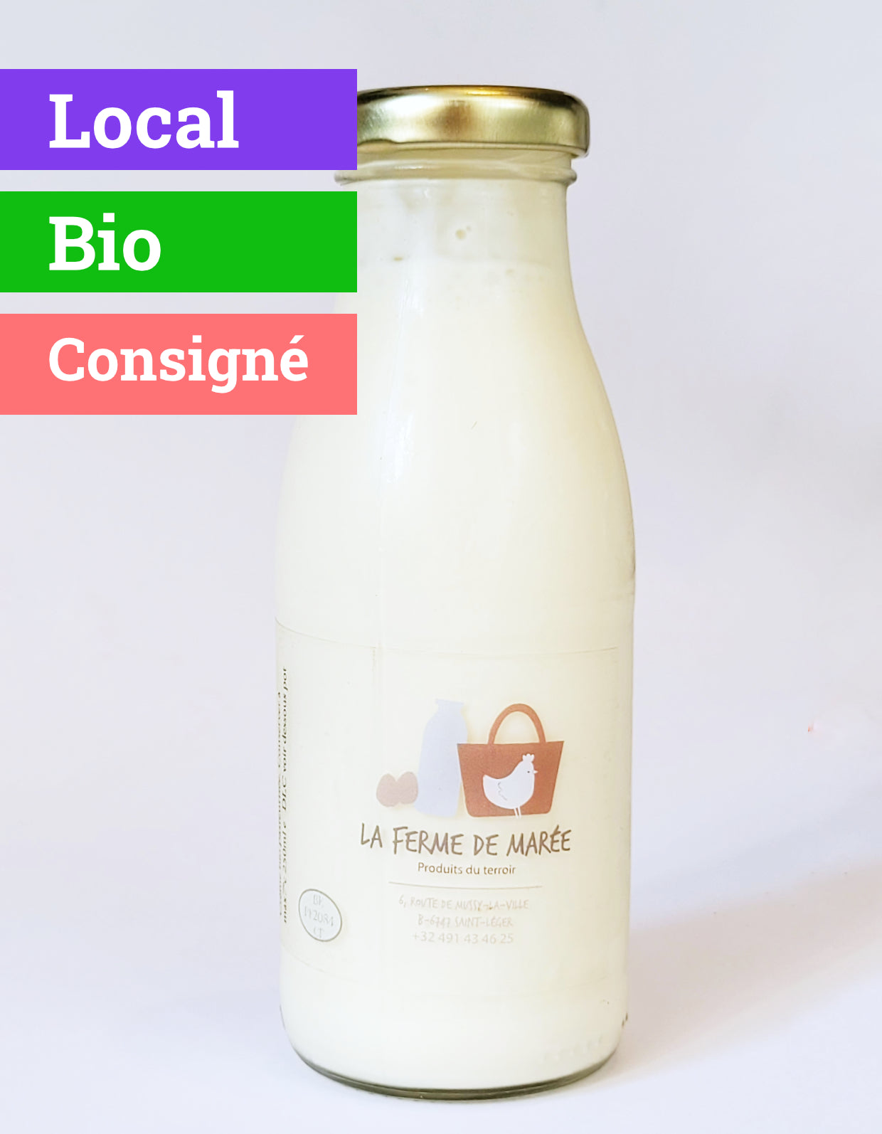 Crème fraiche | Ferme de Maré | 250ml | Bio