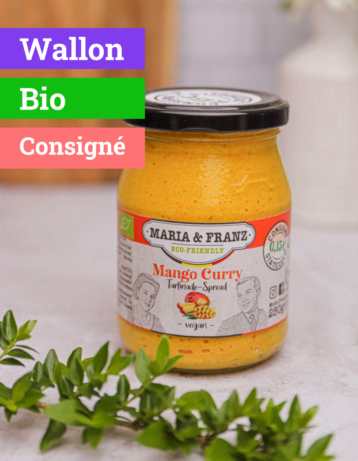 Tartinade Mangue Curry | 250g | Bio