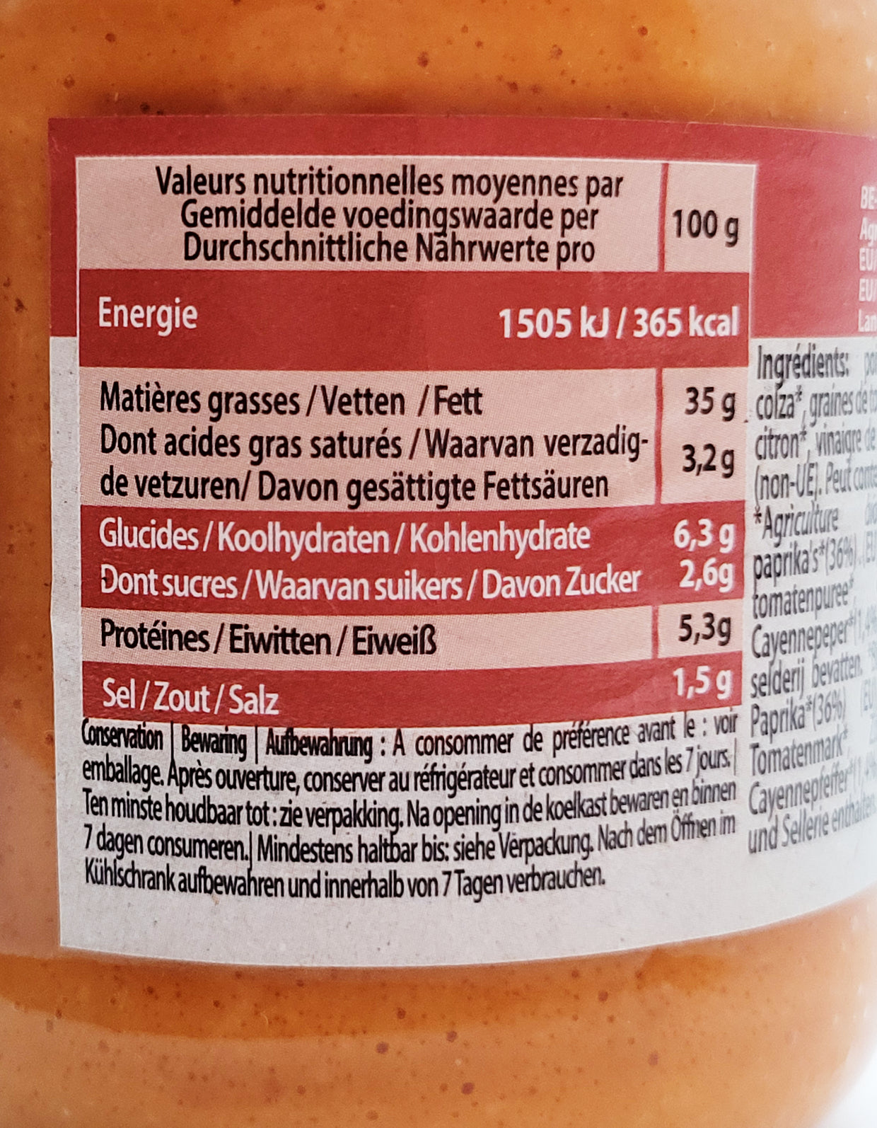 Tartinade Paprika Chili | 250g | Bio