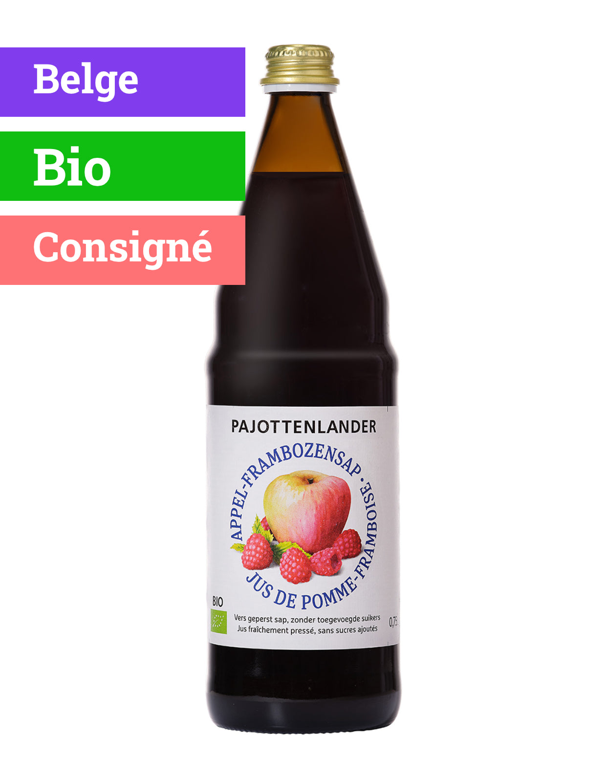 Jus Pomme Framboise | 75cl | Bio