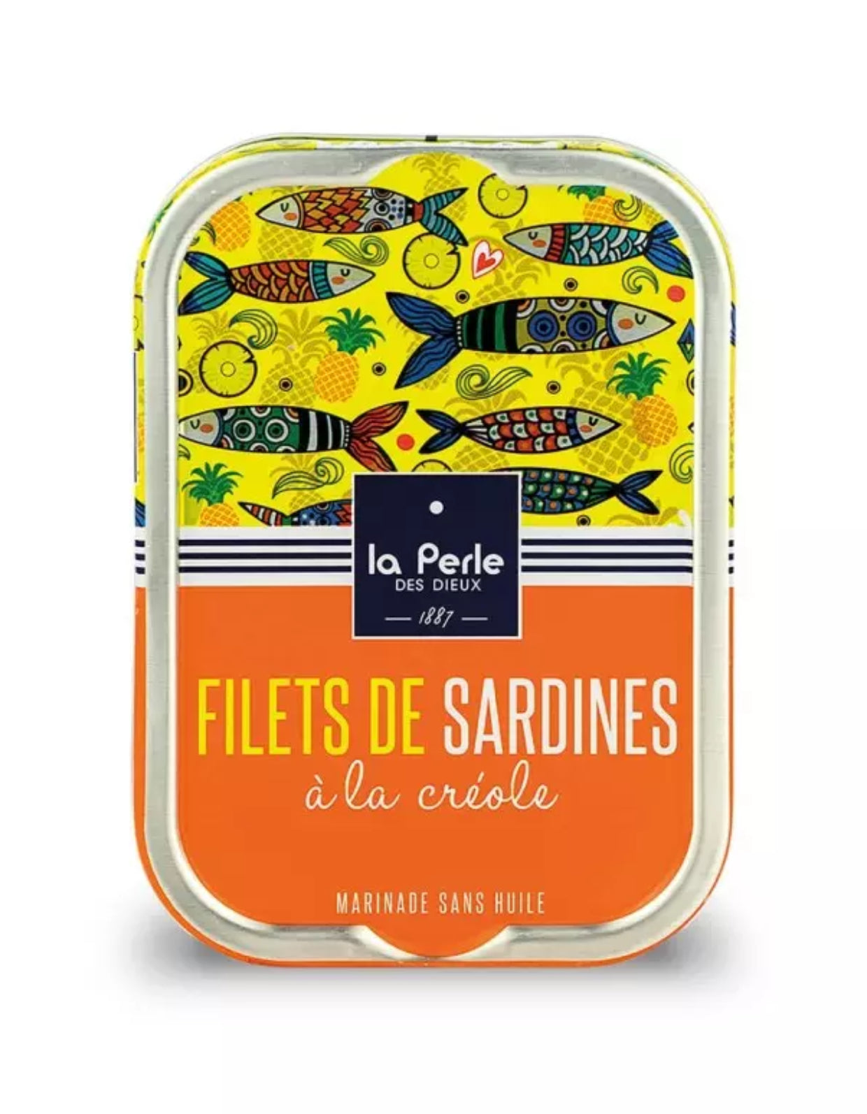 Filets de sardines sans huile à la créole