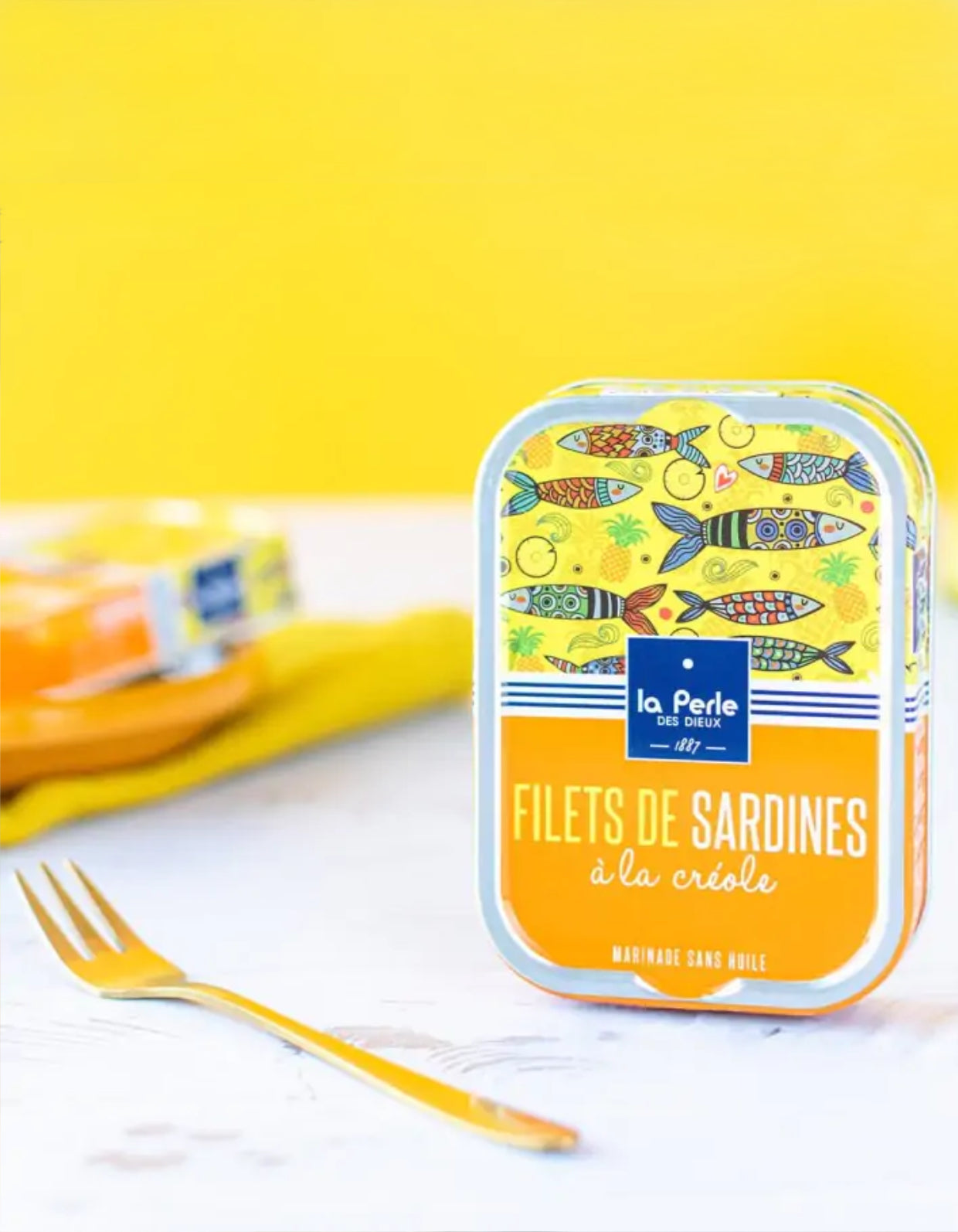 Filets de sardines sans huile à la créole
