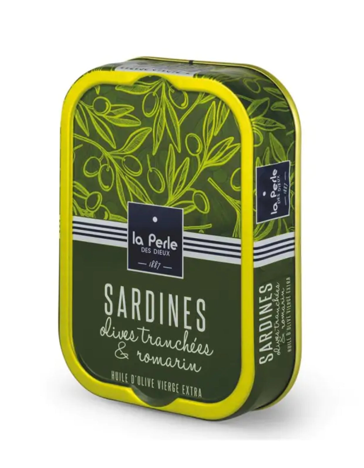 Sardines aux olives tranchées et au romarin