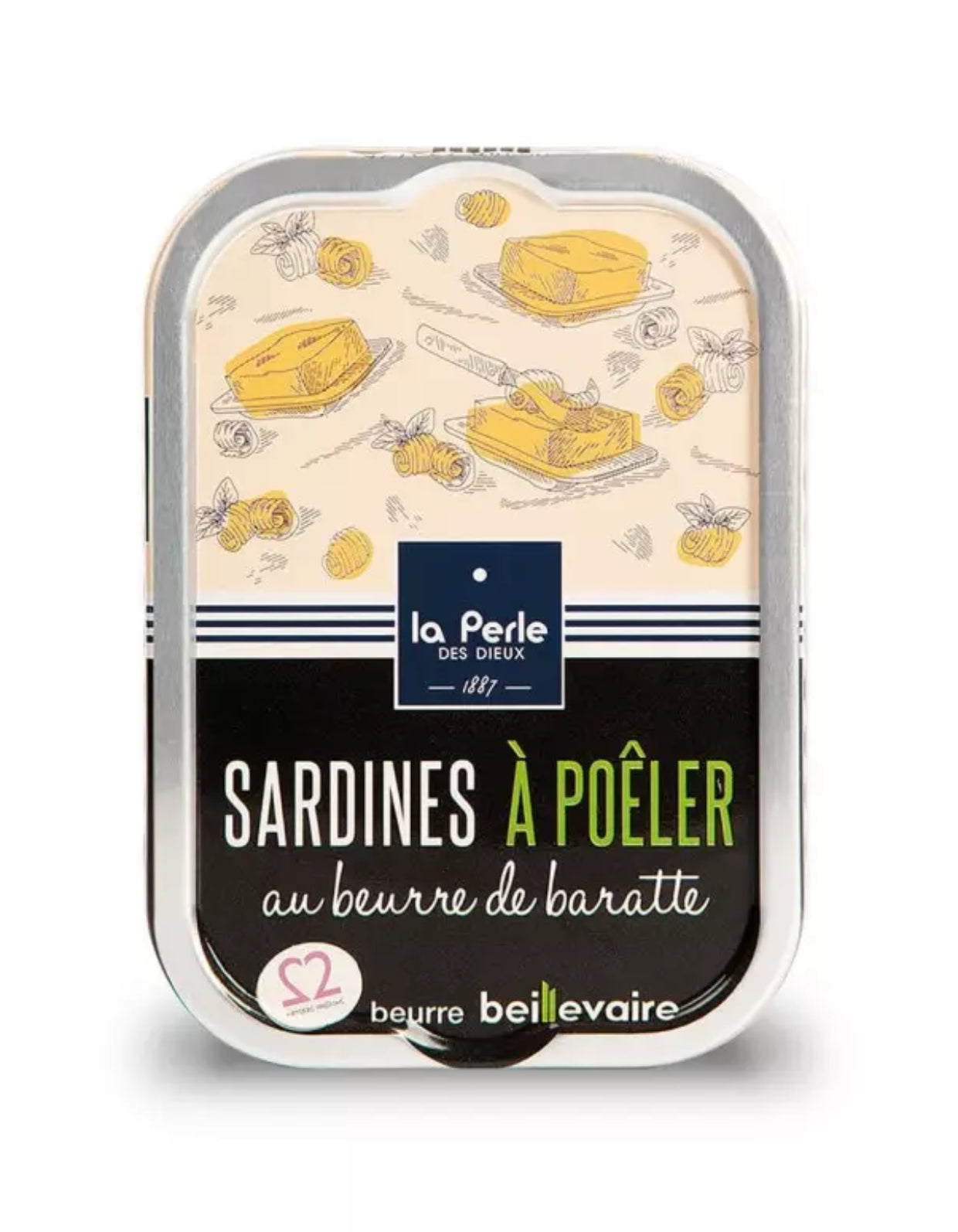 Sardines à poêler au beurre de baratte