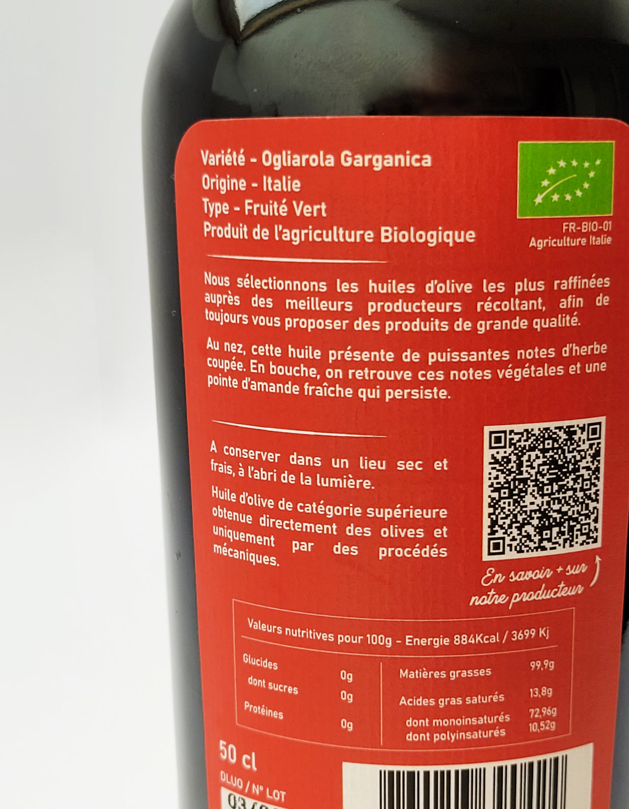 Huile Olive Italie | 500ml | Bio