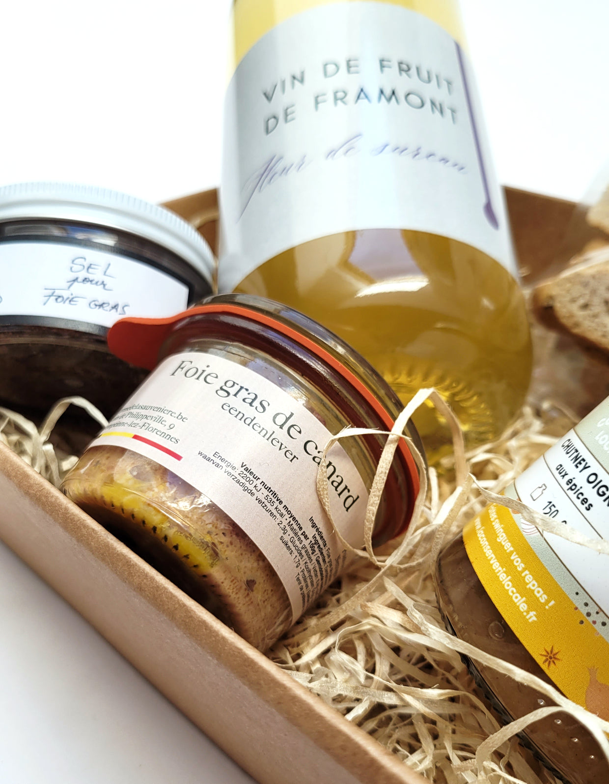 Panier Foie gras & Vin de sureau