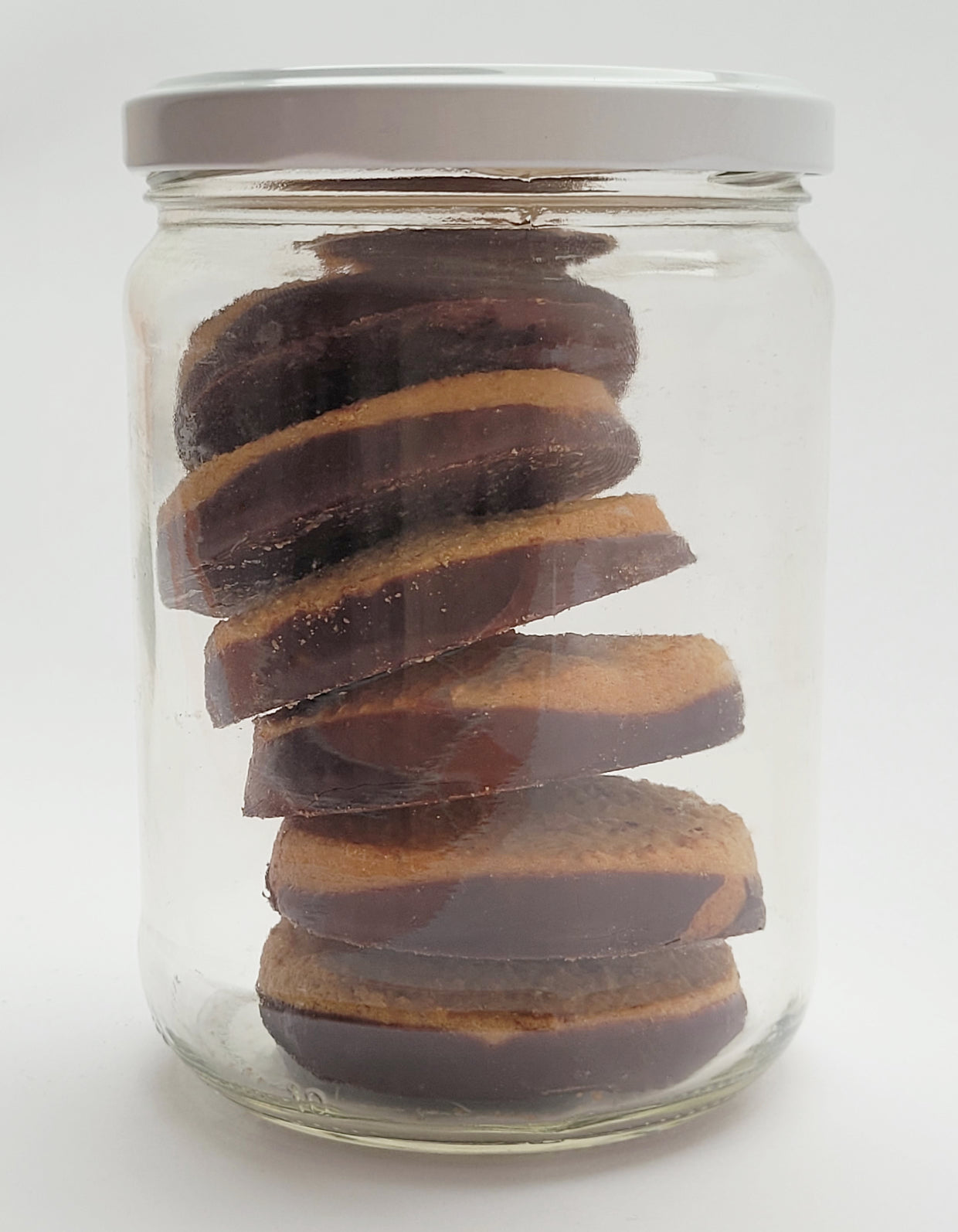 Biscuit nappé | Chocolat noir | 6 biscuits | Bio