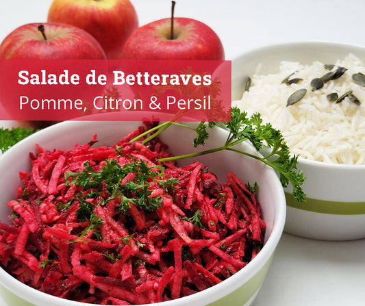 Salade de betteraves, citron & persil