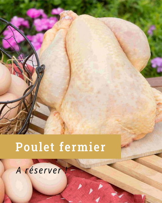 De délicieux poulets fermiers bio