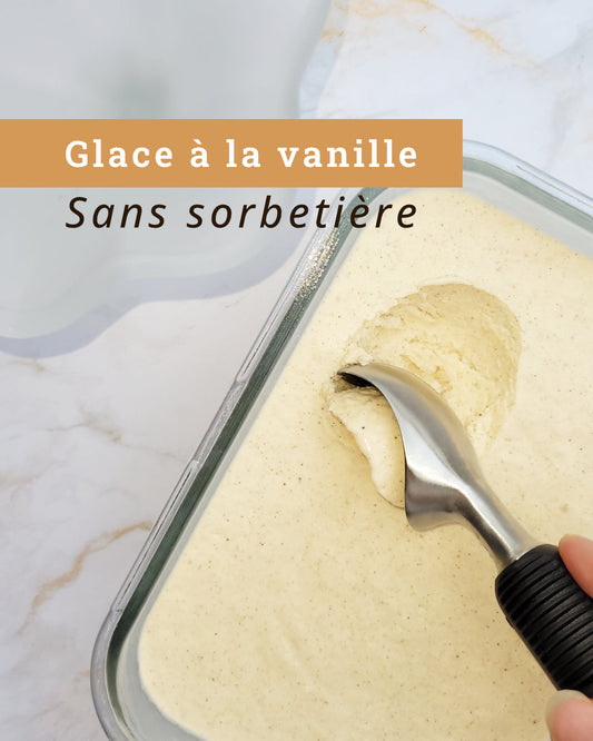 Crème glacée maison à la vanille 🌿🍦