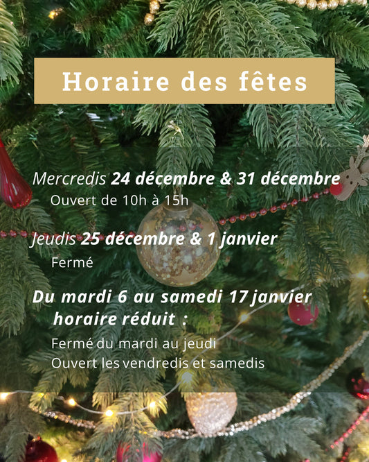 Horaire d'hiver