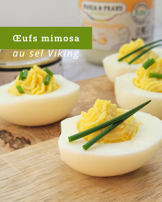 🥚 Œufs mimosa au sel Viking : recette rapide et gourmande pour l’apéro