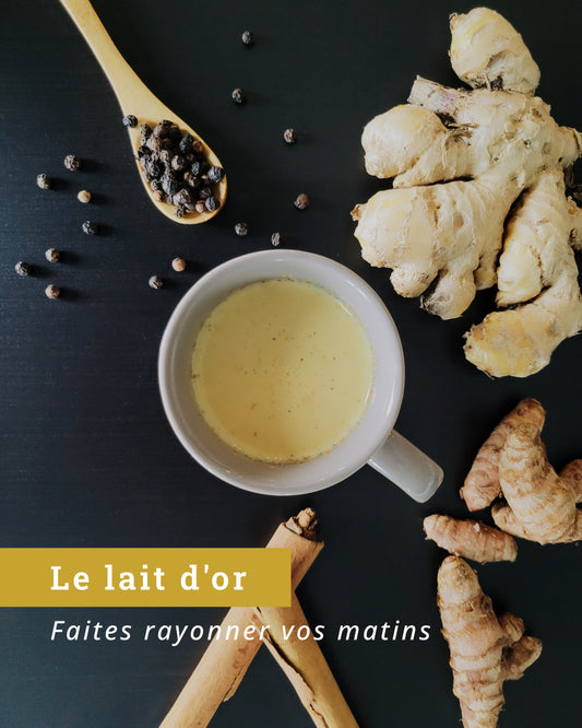 Lait d'or : un rayon de soleil matinal 🌞