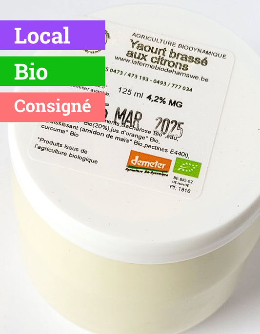 Yaourt | 125ml | Citron | Bio