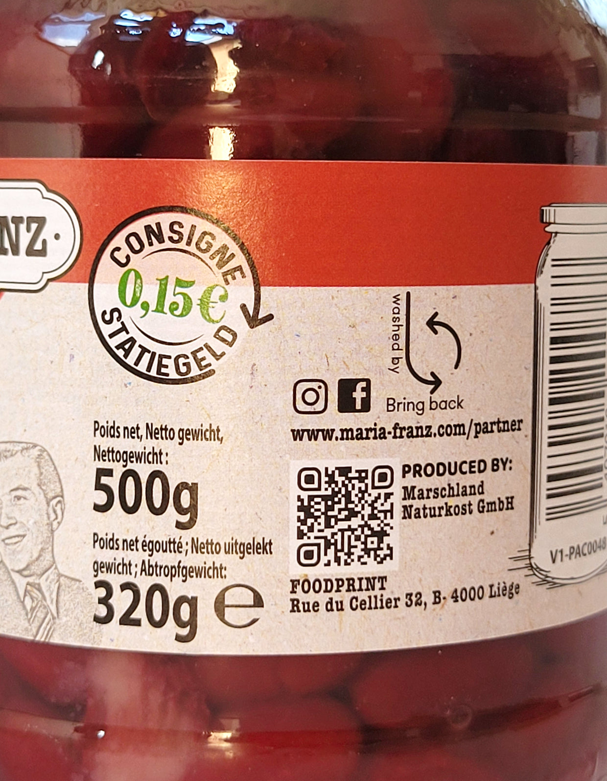 Haricot Rouge | 500g | 320g égoutté | Bio