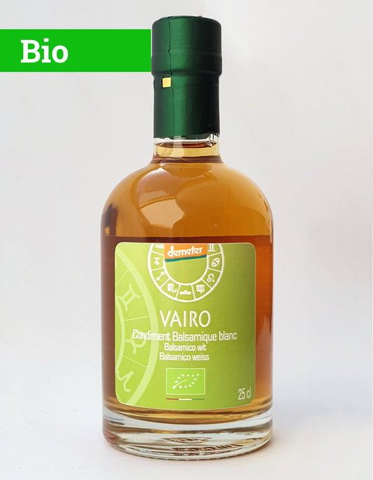 Vairo | Vinaigre balsamique blanc | 250ml | Bio