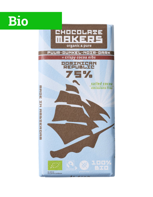 Chocolate Makers 75% République Dominicaine | 80g | Bio