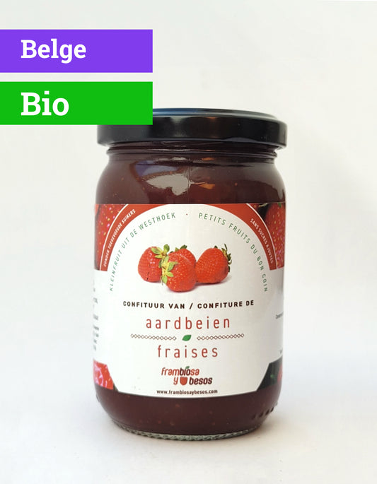 Confiture de fraises | Sans sucre ajouté | 210g | Bio