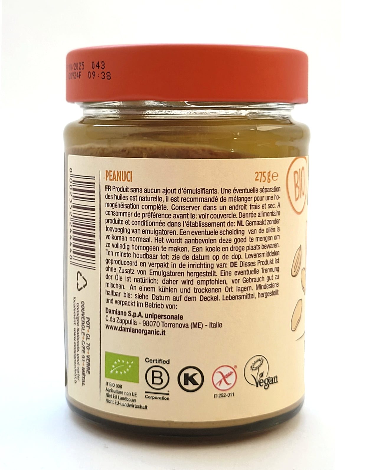 Purée d'arachides | Bio