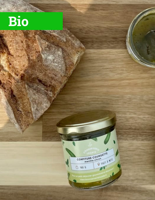 Confture Courgette menthe citron | 160g | Bio