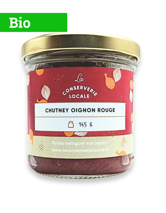 Chutney d'oignon rouge | 145g | Bio