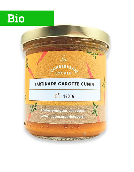 Tartinade carotte cumin | 140g | Bio