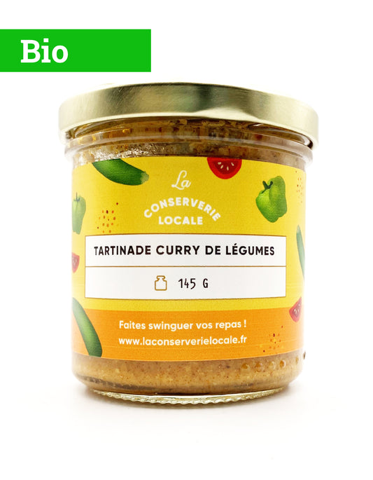 Tartinade Curry de légumes | 140g | Bio
