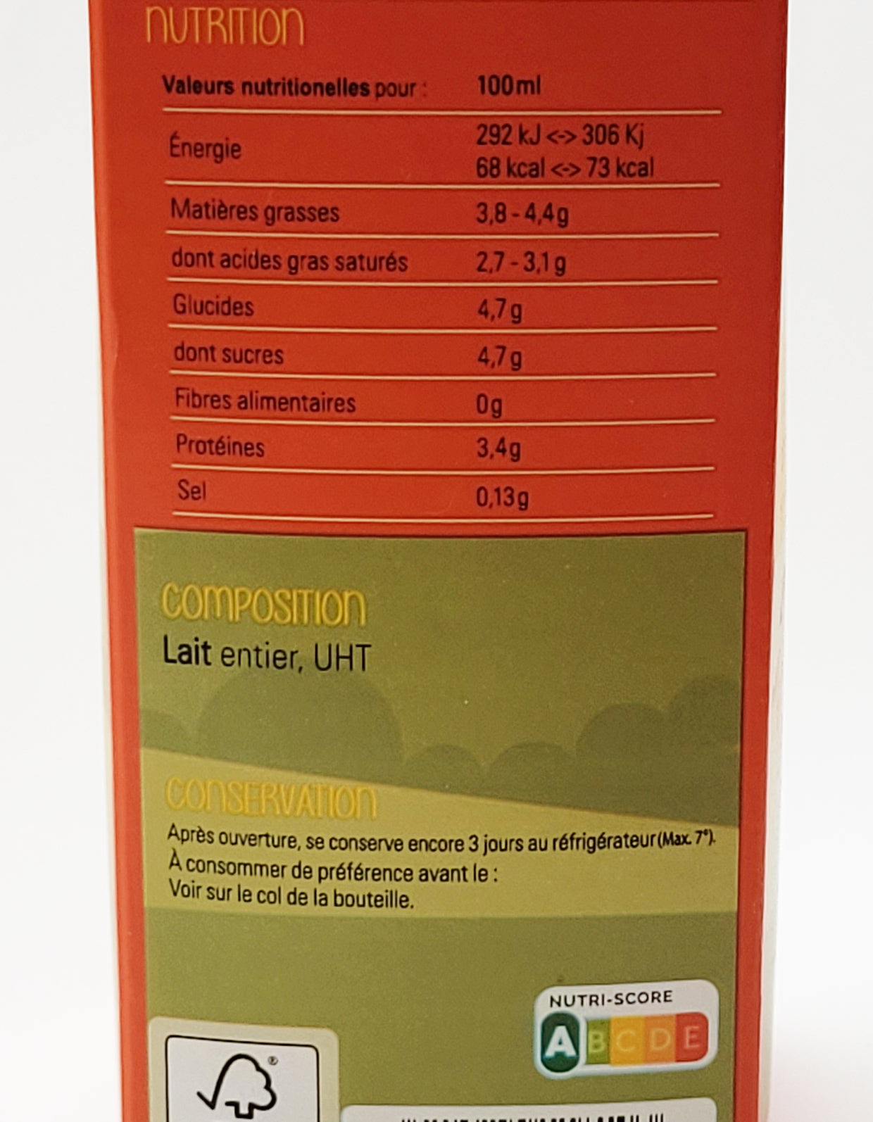 Lait de la Baraque | Entier