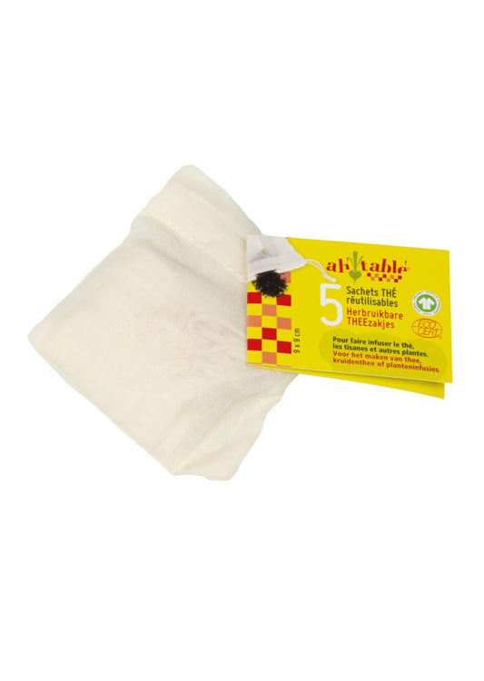 Sachet à thé en coton | 5 Pces