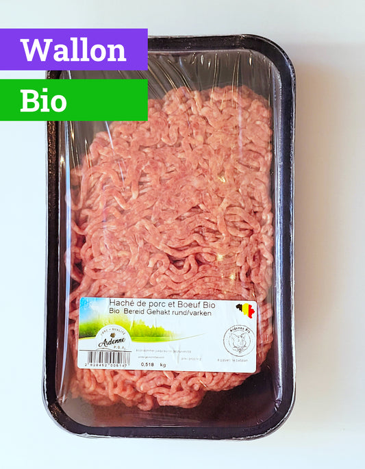 Haché porc-bœuf | 500g | Bio