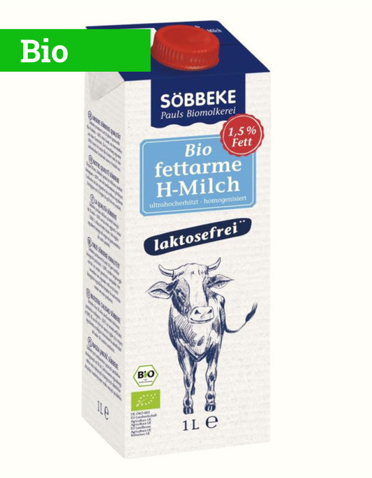 Lait 1/2 écrémé | Sans Lactose | 1L | Bio