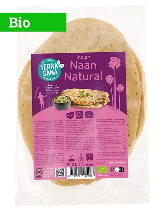 Pain Naan | 2 Pces | 240g | Bio