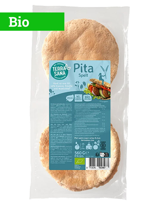 Pain Pita | Epeautre | 2 x 4 Pces | 560g  | Bio