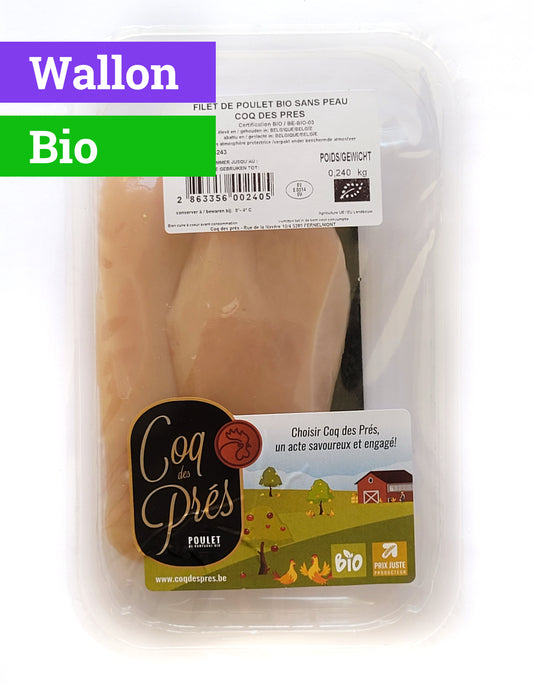 Filets de poulet | 250g | Bio