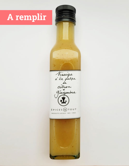 Vinaigre à la pulpe de Citron & Gingembre