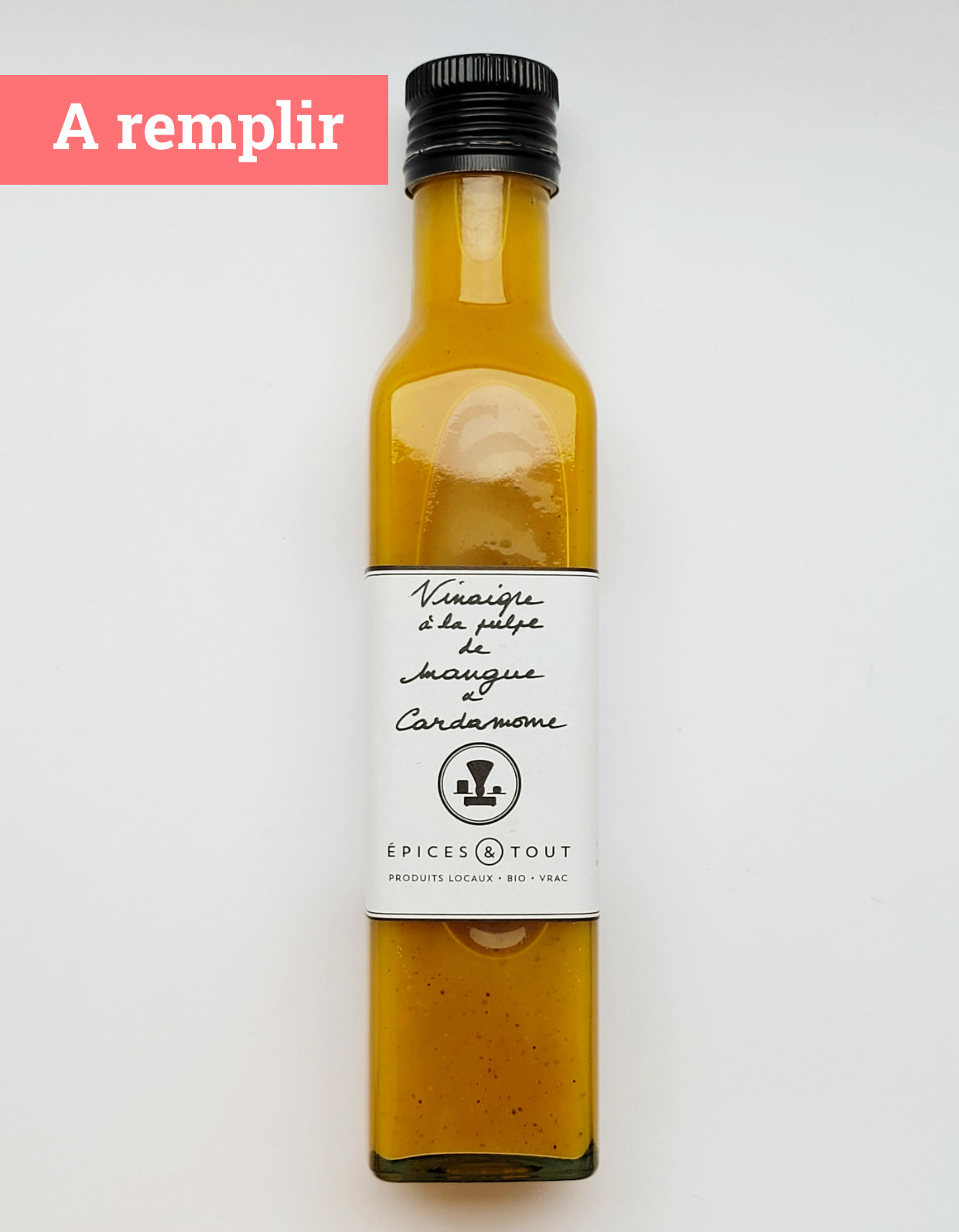 Vinaigre à la pulpe de Mangue & Cardamome