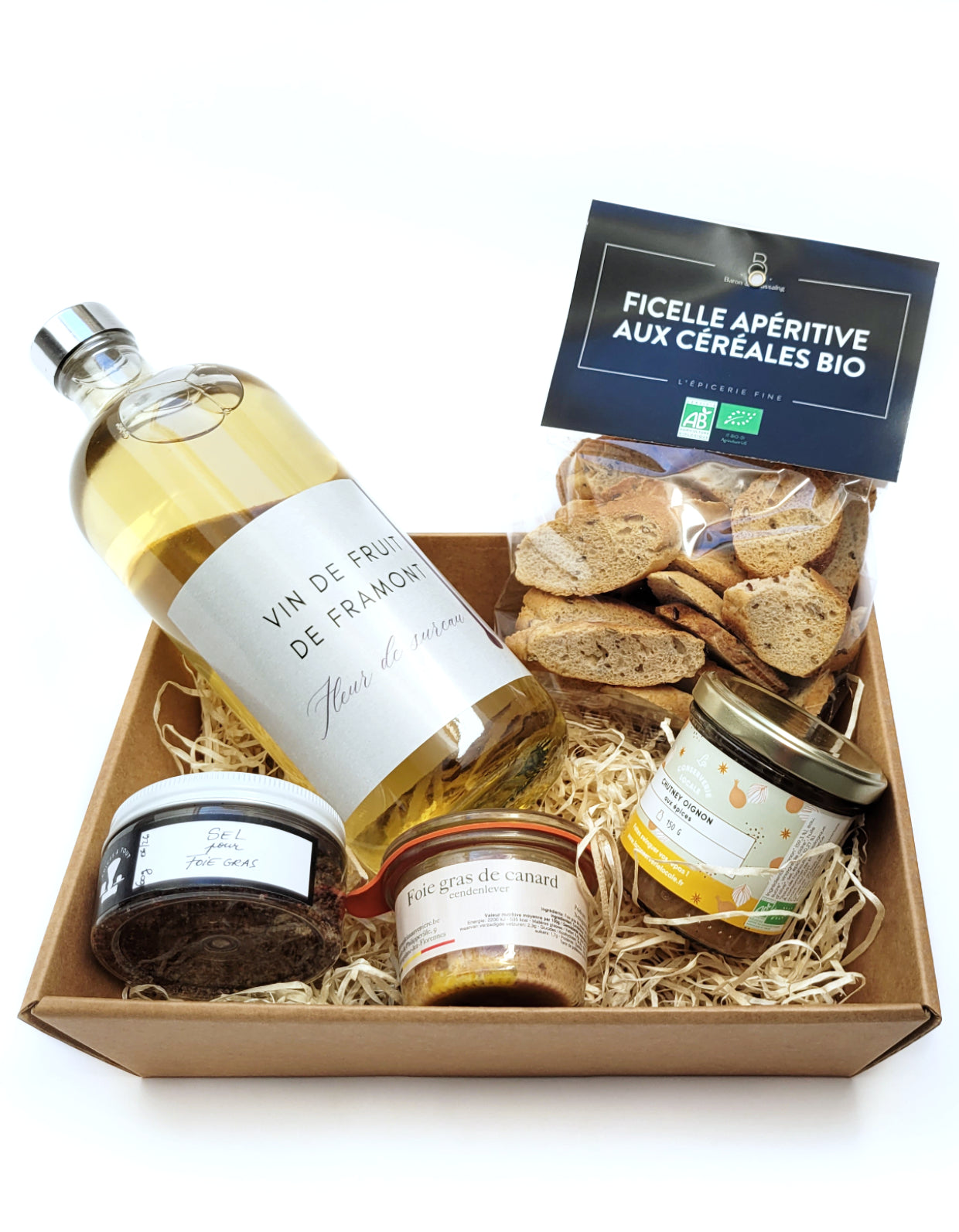 Panier Foie gras & Vin de sureau